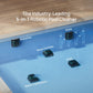 Beatbot P300 Pro Cordless Robotic Pool Cleaner cleaning walls, water surface, and floor of a pool, showcasing 5-in-1 features.