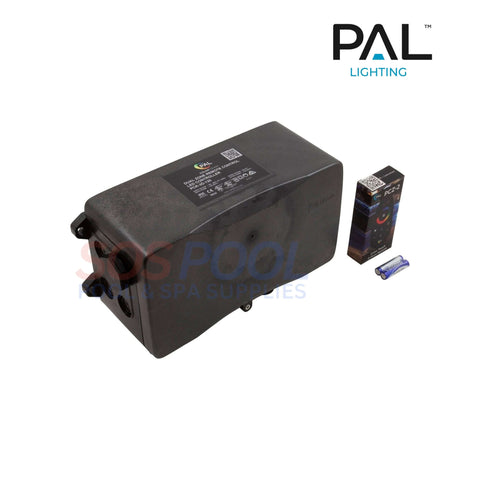 PAL Lighting Multi Color Dual Zone 120W Transformer with Remote Control for SOS Pool 64-PCR-3D-120