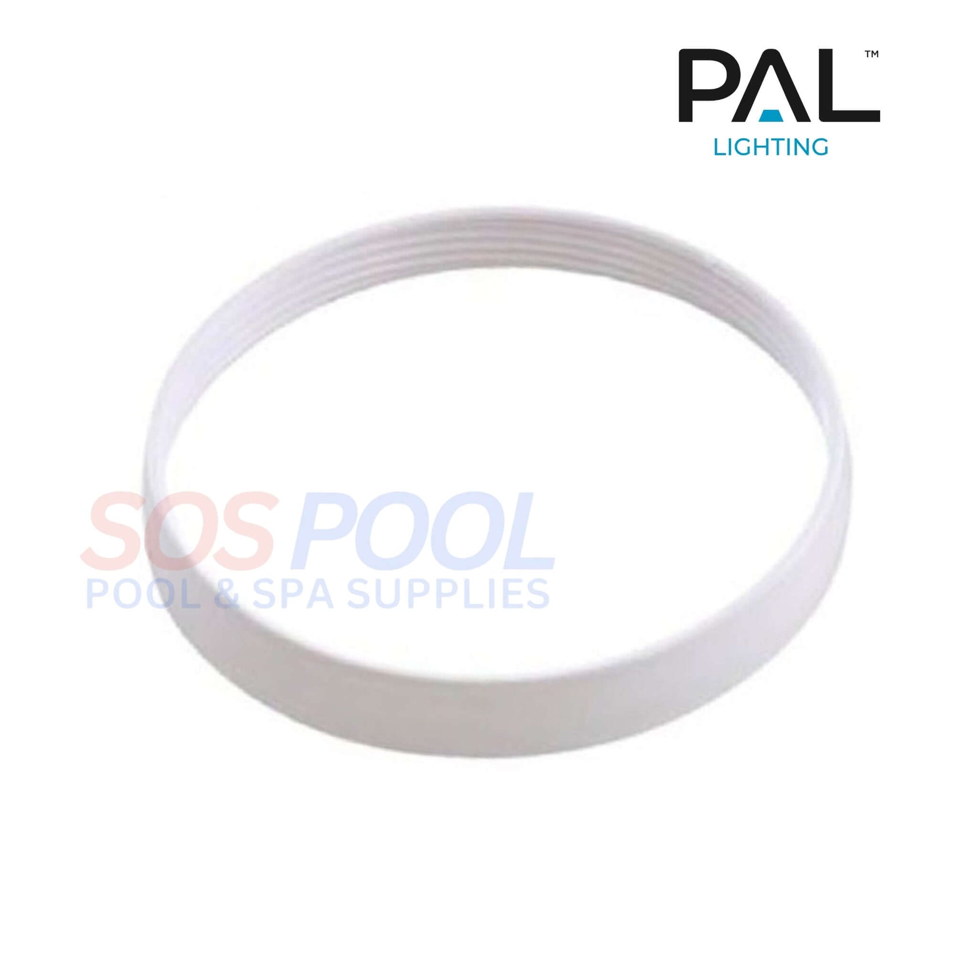 PAL Lighting Treo Max Dress Ring in white, model 64-EGTMXDR-W, from SOS Pool for elegant lighting décor.