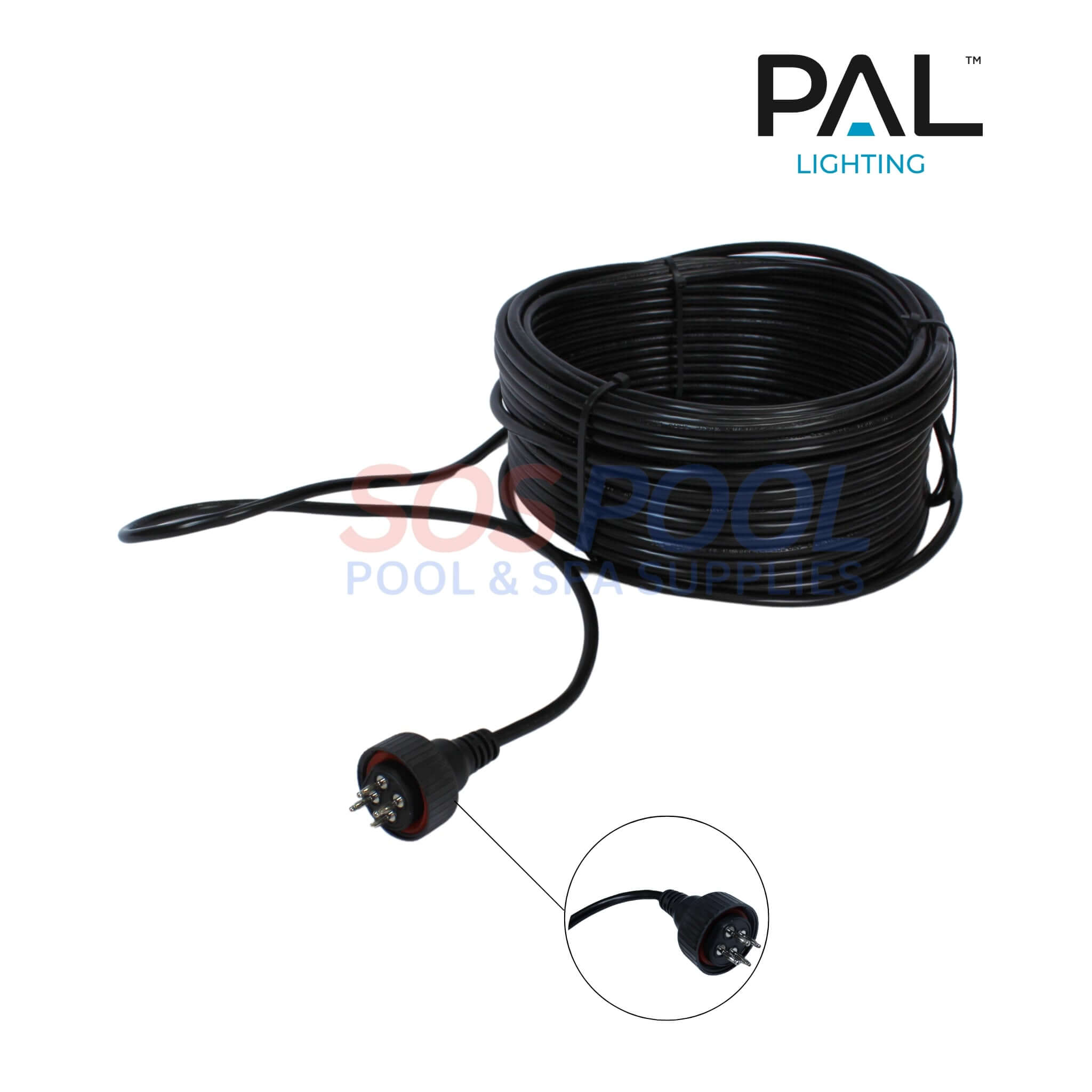 PAL Lighting Treo Mini Multi Color LED Nicheless Pool and Spa Light |