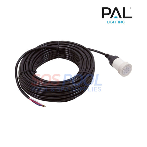 PAL Lighting Treo Mini Multi Color LED Pool Spa Light with 80ft Cable for SOS Pool. Energy-efficient, nicheless design.