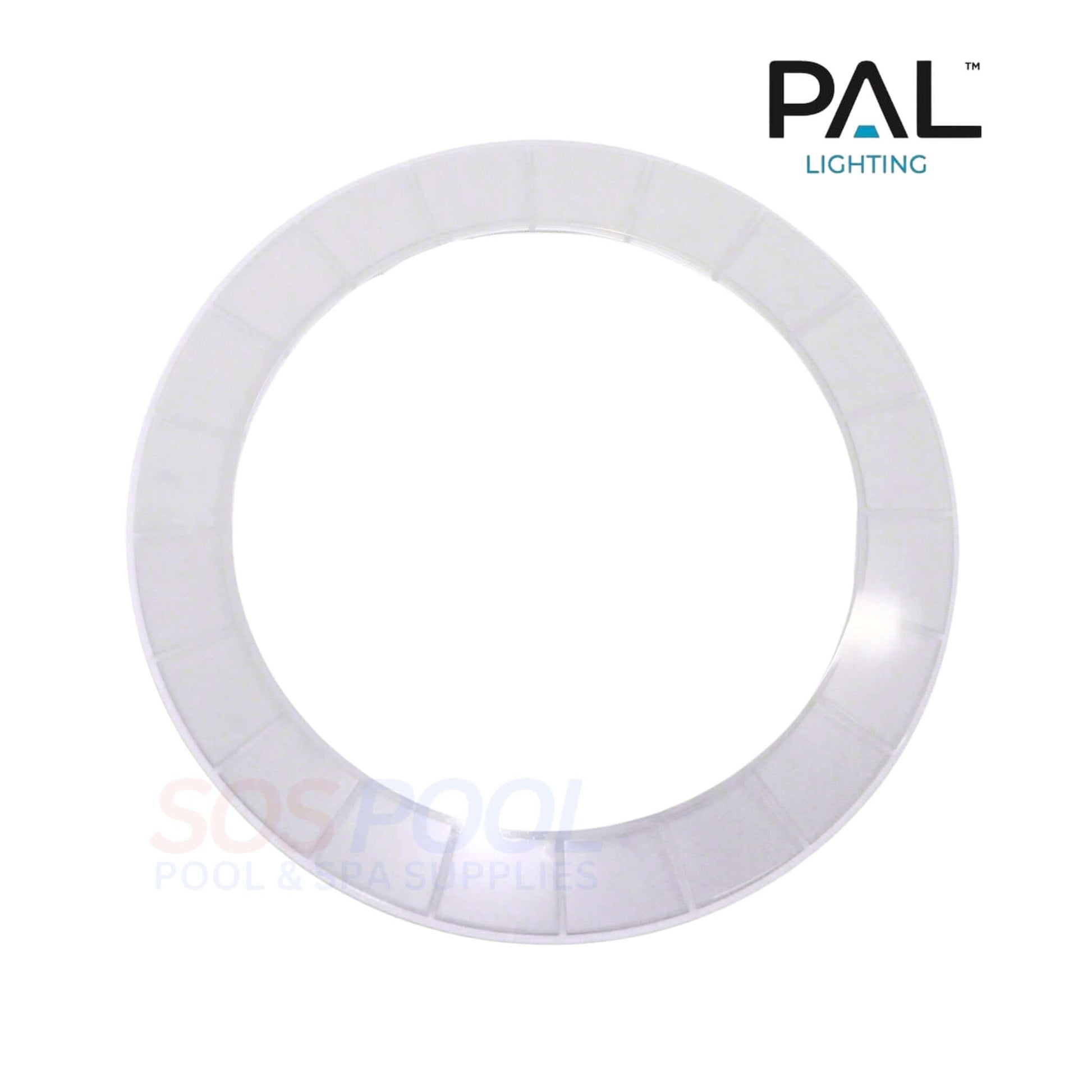 PAL EvenGlow Faceplate 64-EGB-FACEPLATE, durable thermoplastic, circular, for LED bubblers, SOS Pool supplies.