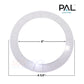 PAL EvenGlow Faceplate 64-EGB-FACEPLATE, 5-inch durable thermoplastic ring for SOS Pool lighting, pool supplies.