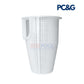PCG Pump Basket For Pentair WhisperFlo | 070387 | PCG070387 in white plastic, showing open-grid design and handle for easy use.