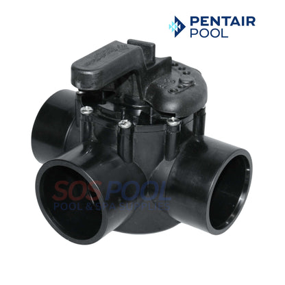 Pentair 3-Way CPVC Diverter Check Valve 263026, 2"-2.5" for efficient pool flow control | SOS Pool