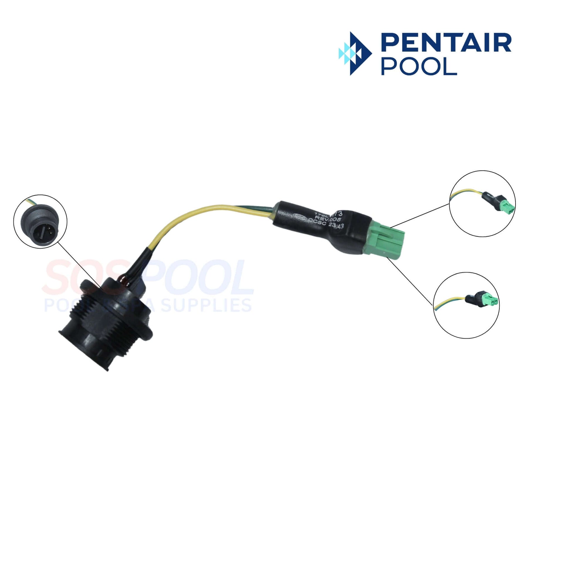 Pentair Cable Connector 176L1173 for IntelliFlo Pump Keyboard at SOS Pool supplies.
