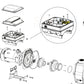 Pentair IntelliFlo Pump exploded view diagram with all components labeled for repair and maintenance, SOS Pool.