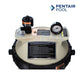 Pentair Clean & Clear Cartridge Filter top view, featuring maintenance instructions for SOS Pool. Model EC-160315.