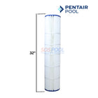 Pentair Clean & Clear Plus 520 Cartridge 1 Pack | 130 sq. ft | R173578 | 179136