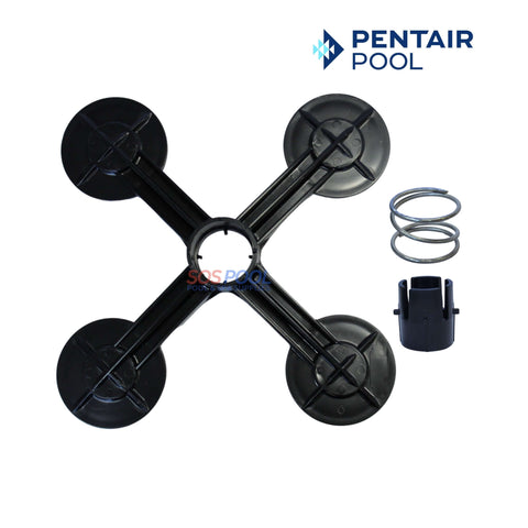Pentair Clean & Clear Plus Filter Top Manifold Assembly for pools by SOS Pool, includes adapter and spring.