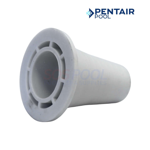 Pentair Cleaner Reducer Cone | GW9015 in white, showing detailed design for regulating suction in pool cleaners. SOS Pool supplies.