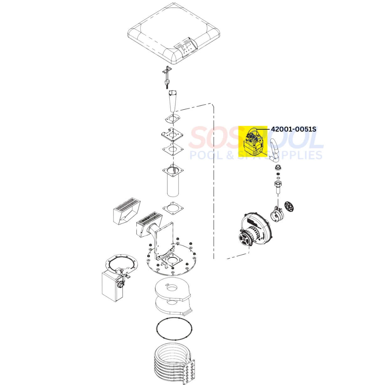 Pentair Combination Gas Control Valve Kit For MasterTemp and Max-E-The