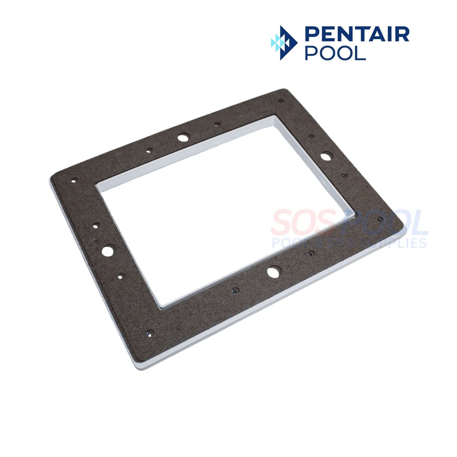 Pentair Bermuda Vinyl Skimmer frame for 1.5" plumbing, durable ABS construction, from SOS Pool Supplies.