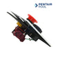 Pentair Emergency Shut Off Switch With Alarm | ESO2 in black and red, showcasing emergency stop button for pool safety.