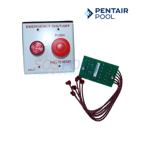 Pentair Emergency Shut-Off Switch ESO3 for Pools and Spas, essential SOS Pool safety accessory.