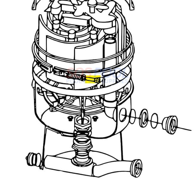 Pentair FNS Machined Nut | Quad DE Sleeve Nut | 194997