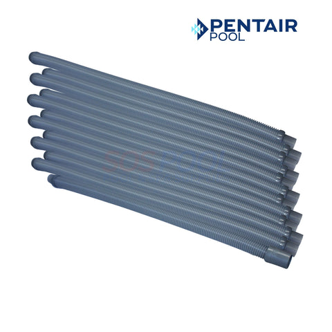 Pentair Great White & Dorado Sectional & Leader Hose | 41200-0130, 40-foot gray hose sections for pool cleaners, flexible and durable.