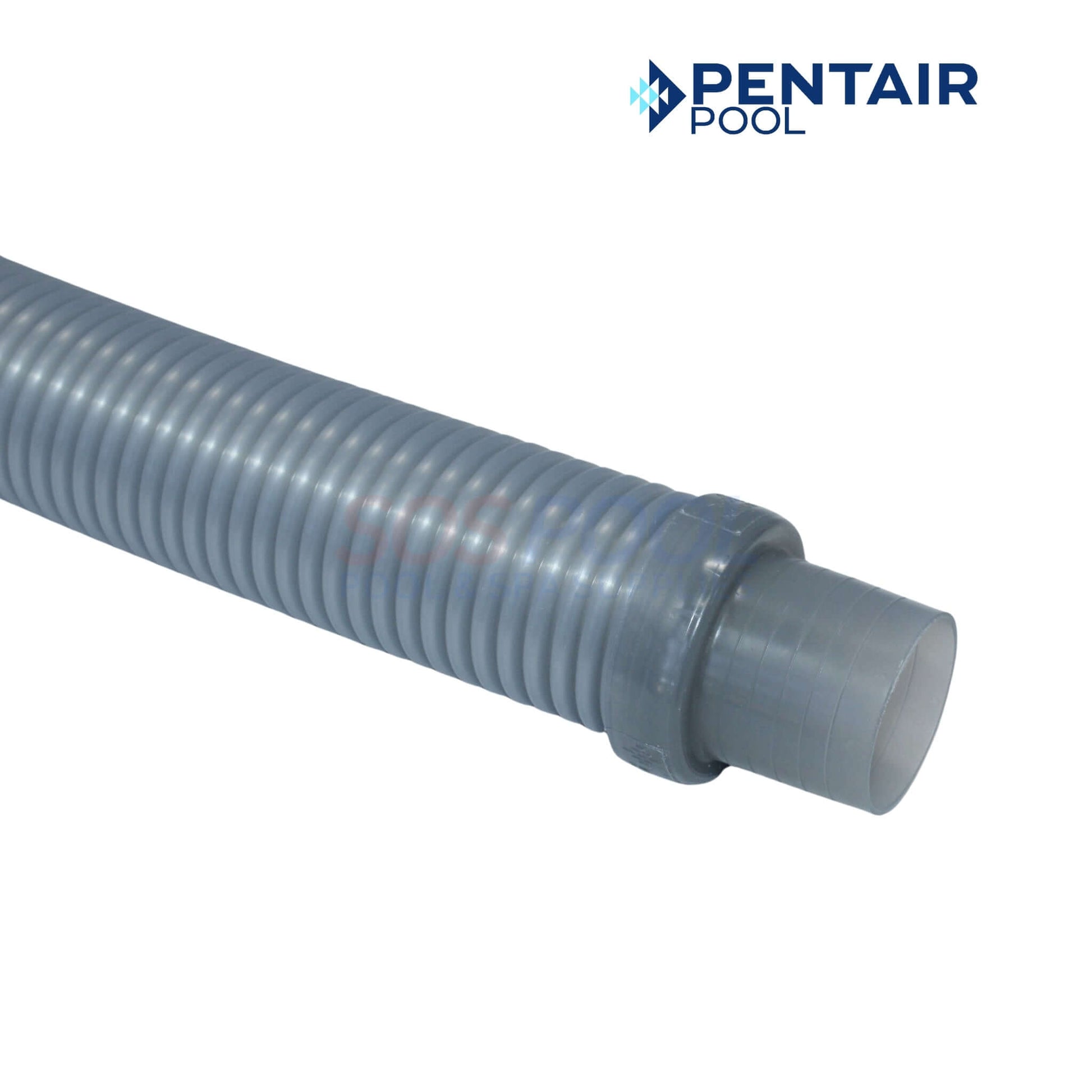 Pentair Great White & Dorado Sectional & Leader Hose | 41200-0130, 40ft flexible gray hose for Kreepy Krauly cleaners