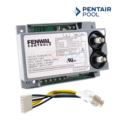 Pentair Ignition Control Module for ETi 400 Heater, part number 475976, from SOS Pool, ensuring reliable pool heating.