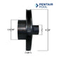 Pentair 355369 impeller for Challenger pumps, 1HP-1.5HP, ensuring optimal pool circulation and durability. SOS Pool.