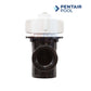 Pentair In Line Chlorinator 320 Control Valve | R172086, front view, black and white color, for pool water sanitization, SOS Pool.