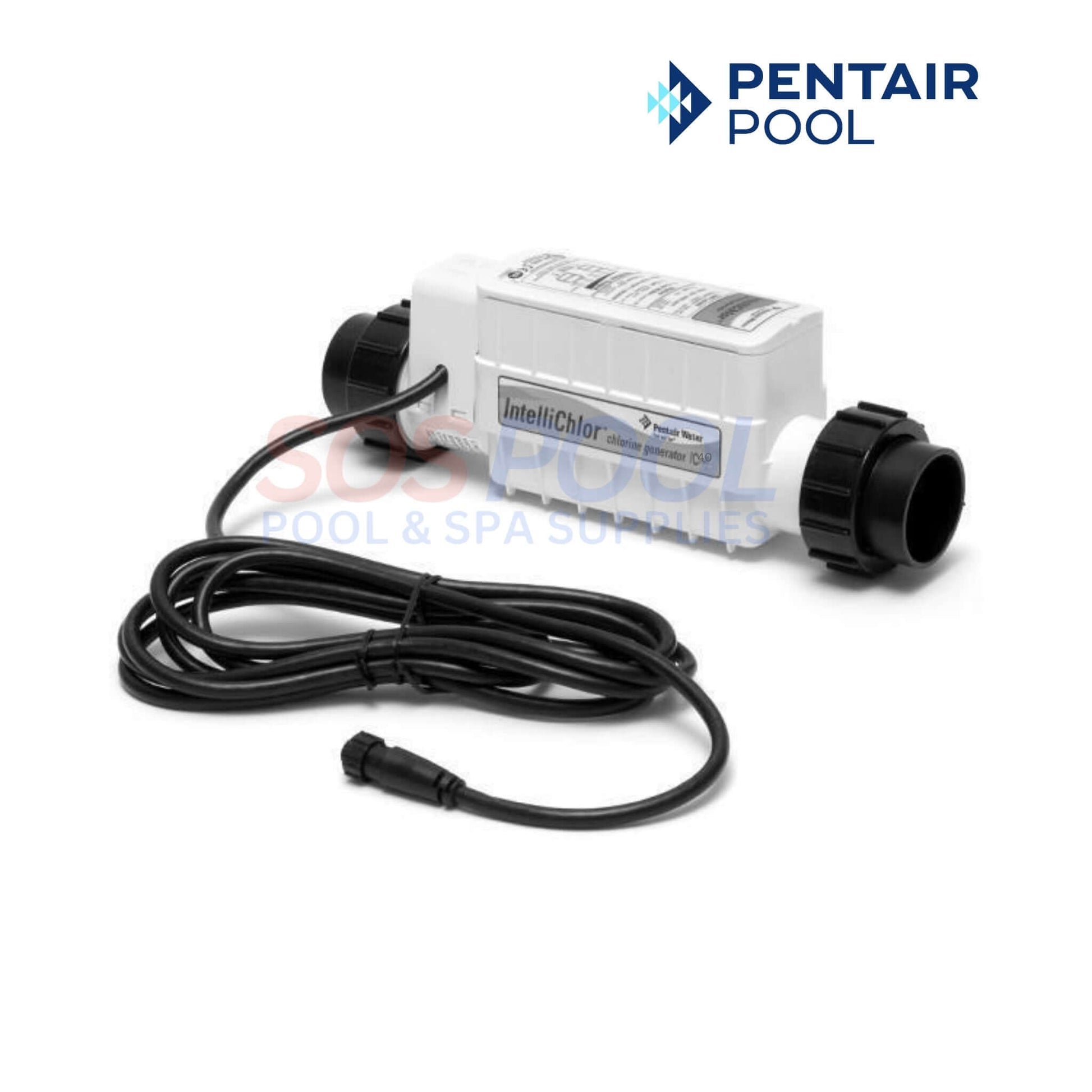 Pentair IntelliChlor IC40 Cell Salt Chlorine Generator from SOS Pool for automatic sanitation and chlorine production.
