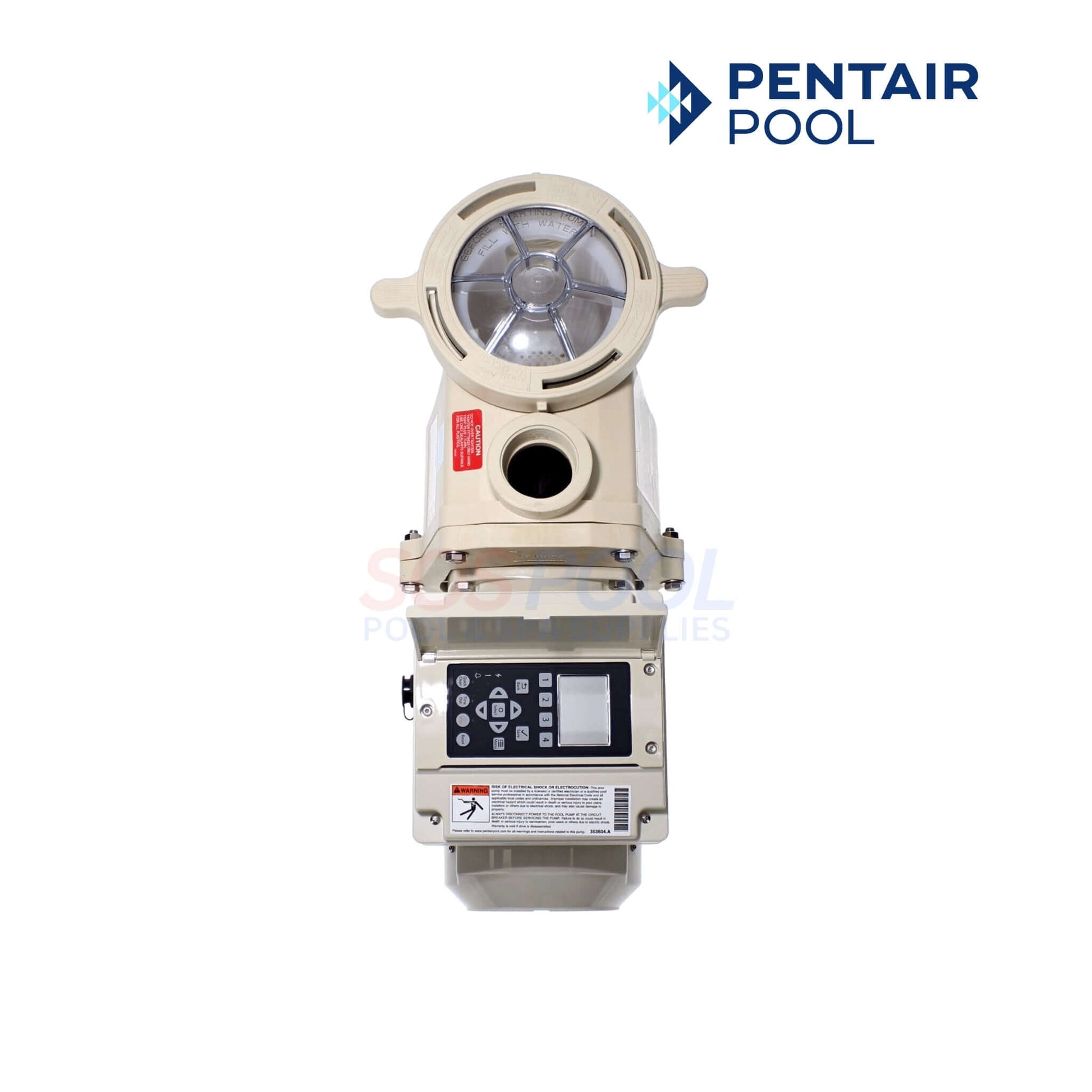 Pentair IntelliFlo VS+SVRS 3 HP Pump, model EC-011057, variable speed technology by SOS Pool.