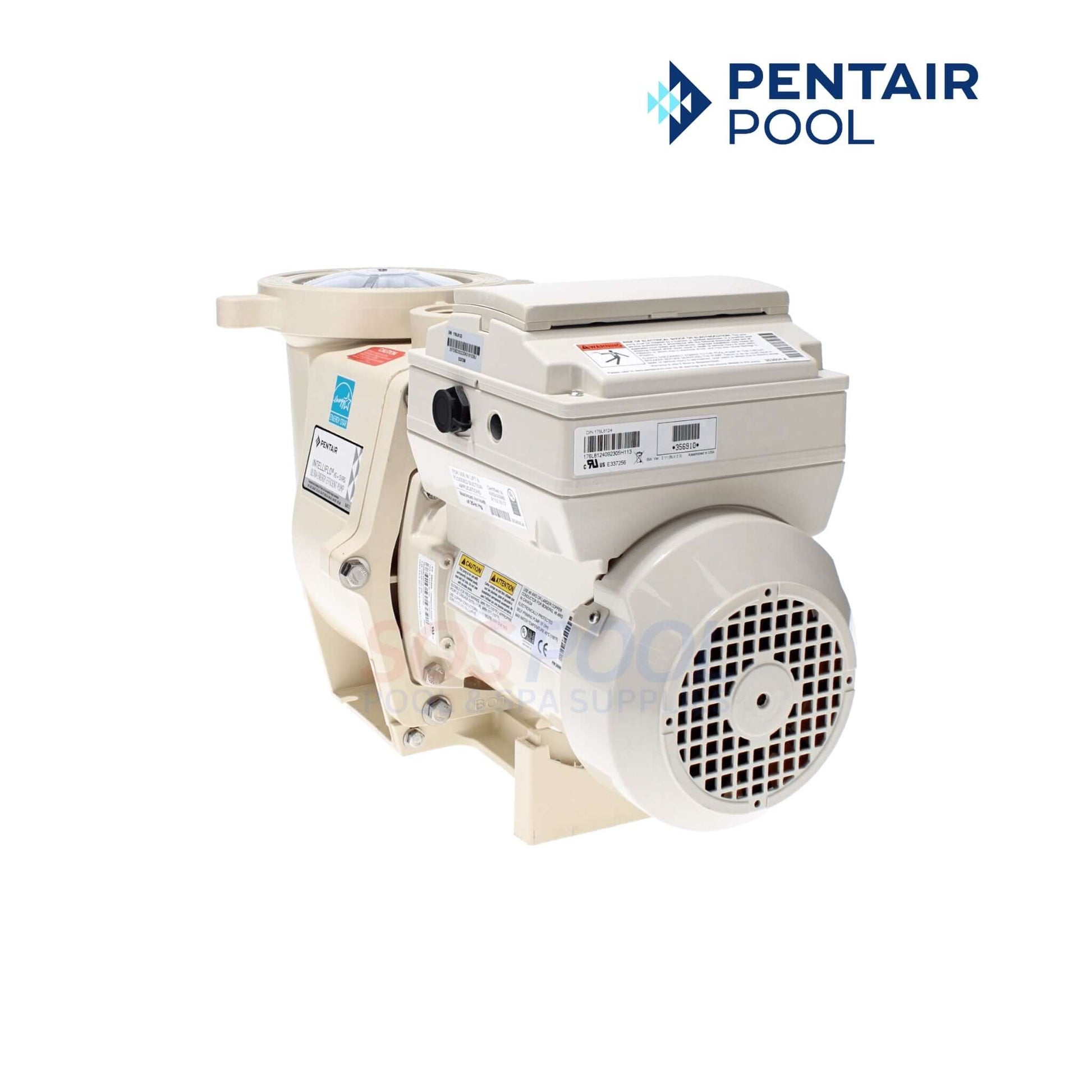 Pentair IntelliFlo VS+SVRS 3 HP Pool Pump, 230V, featuring SVRS technology for safety and energy efficiency.