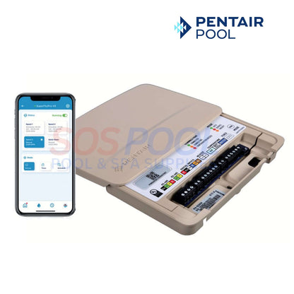 Pentair IntelliSync Pool Pump Control and Monitoring System with SOS Pool app for effortless automation.