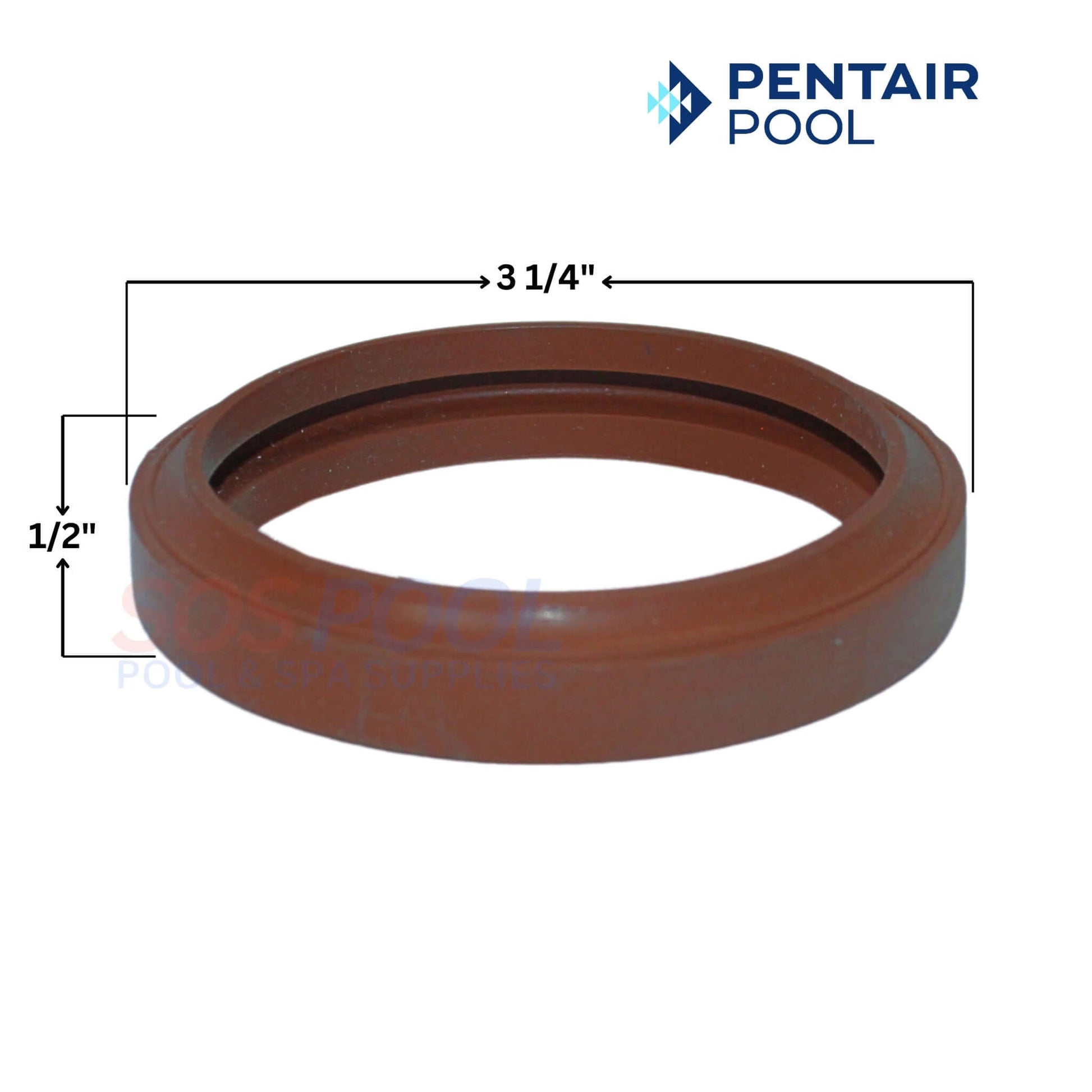 Pentair Lens Gasket 05601-0014 for Sta-Rite SunLite lights, 3.25 inch diameter, 0.5 inch thick | SOS Pool