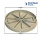 Pentair T10B Replacement Tan Lid for Pool Auto Water Leveler Systems