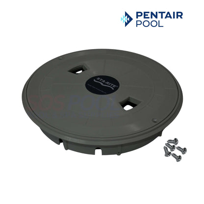 Pentair Lid and Collar for U-3 Skimmers in Gray - OEM 08650-0169C by SOS Pool, ensuring skimmer performance and aesthetics.