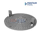Pentair Lock Down Lid for Admiral Skimmers, Gray, OEM 85007413, compatible with SOS Pool for secure filtration.