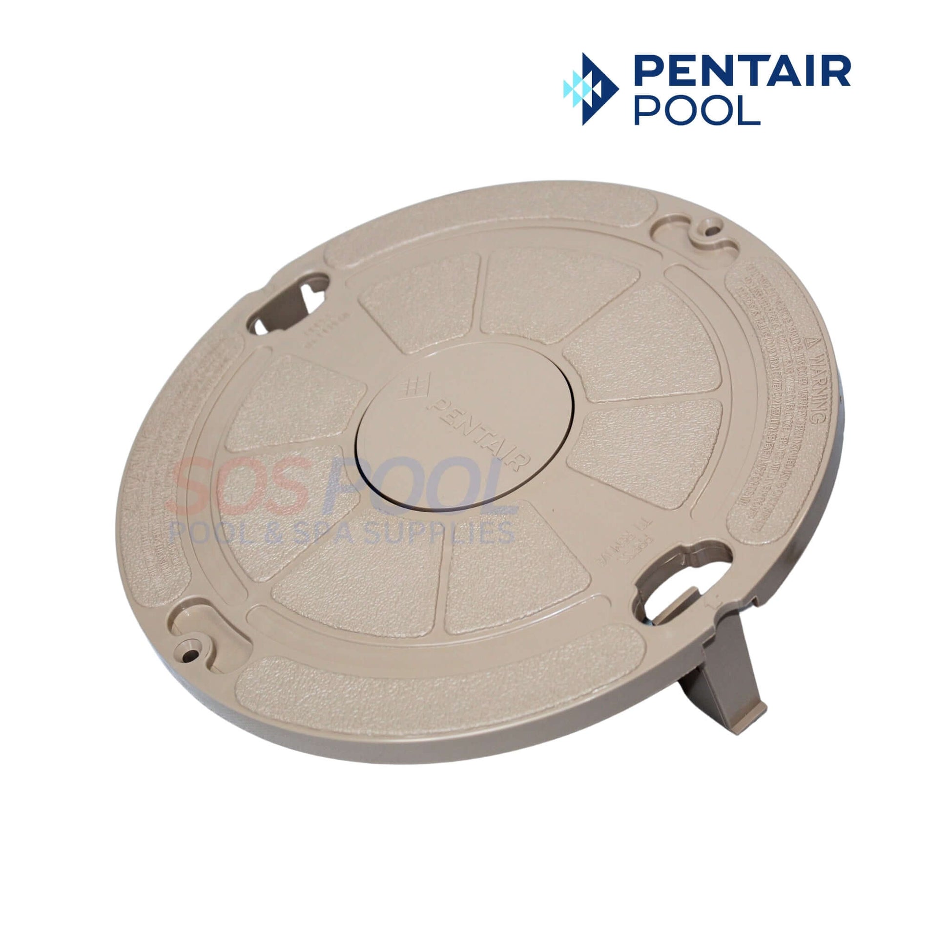 Pentair Lock Down Lid for Admiral Skimmers, Tan, OEM 85007430 - Durable cover by SOS Pool.