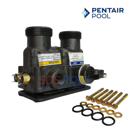 Pentair Manifold Kit for Mastertemp 125 Heater 474972, essential SOS Pool replacement part for efficient performance.