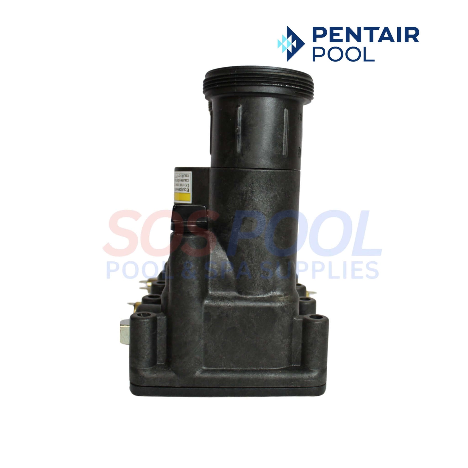 Pentair manifold kit for MasterTemp and Max-E-Therm heaters at SOS Pool, featuring inlet, outlet connections and pivotal components.