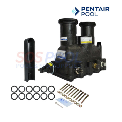 Pentair Manifold Kit 77707-0016 for MasterTemp & Max-E-Therm 400 Heaters, SOS Pool supplies essential components.