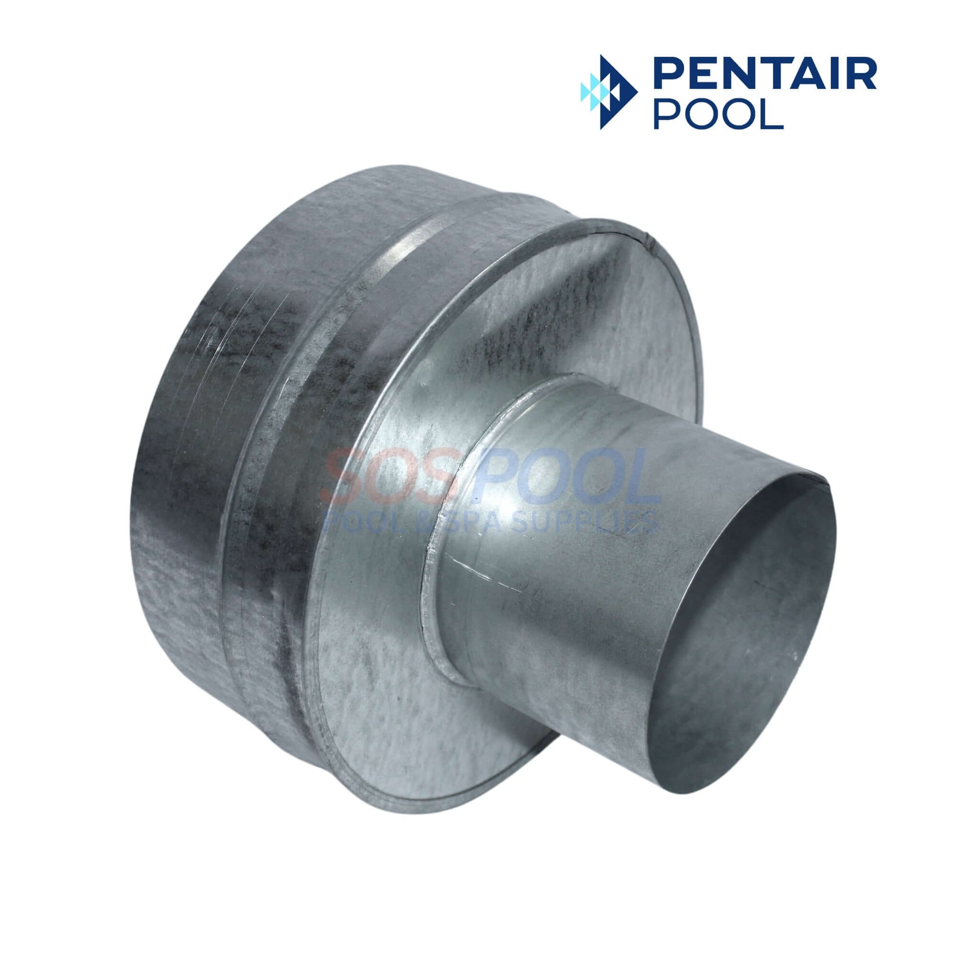 Pentair Metal Flue Collar 4" x 8" OEM part 77707-0077 for MasterTemp and Max-E-Therm heaters by SOS Pool.