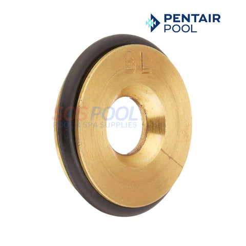 Pentair Pool brass washer with rubber seal for pool equipment by SOS Pool. Durable and reliable for effective performance.