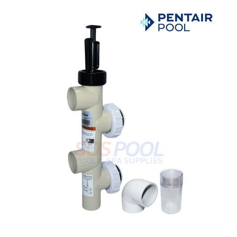 Pentair PVC Push Pull Slide Valve for FNS Plus and Quad DE filters by SOS Pool, 263064, durable and efficient.