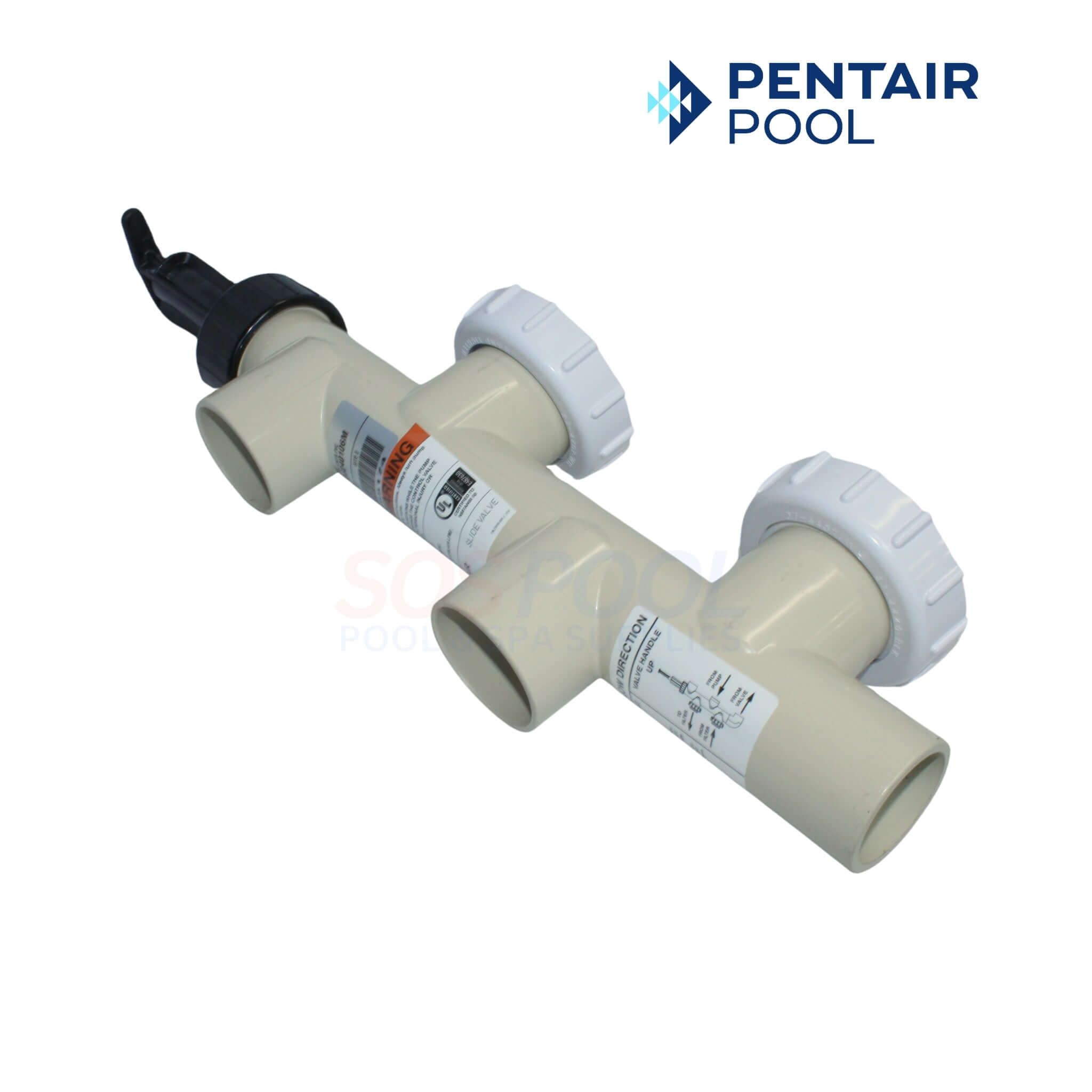 Pentair PVC Push Pull Slide Valve For FNS Plus and Quad DE Filters | 2