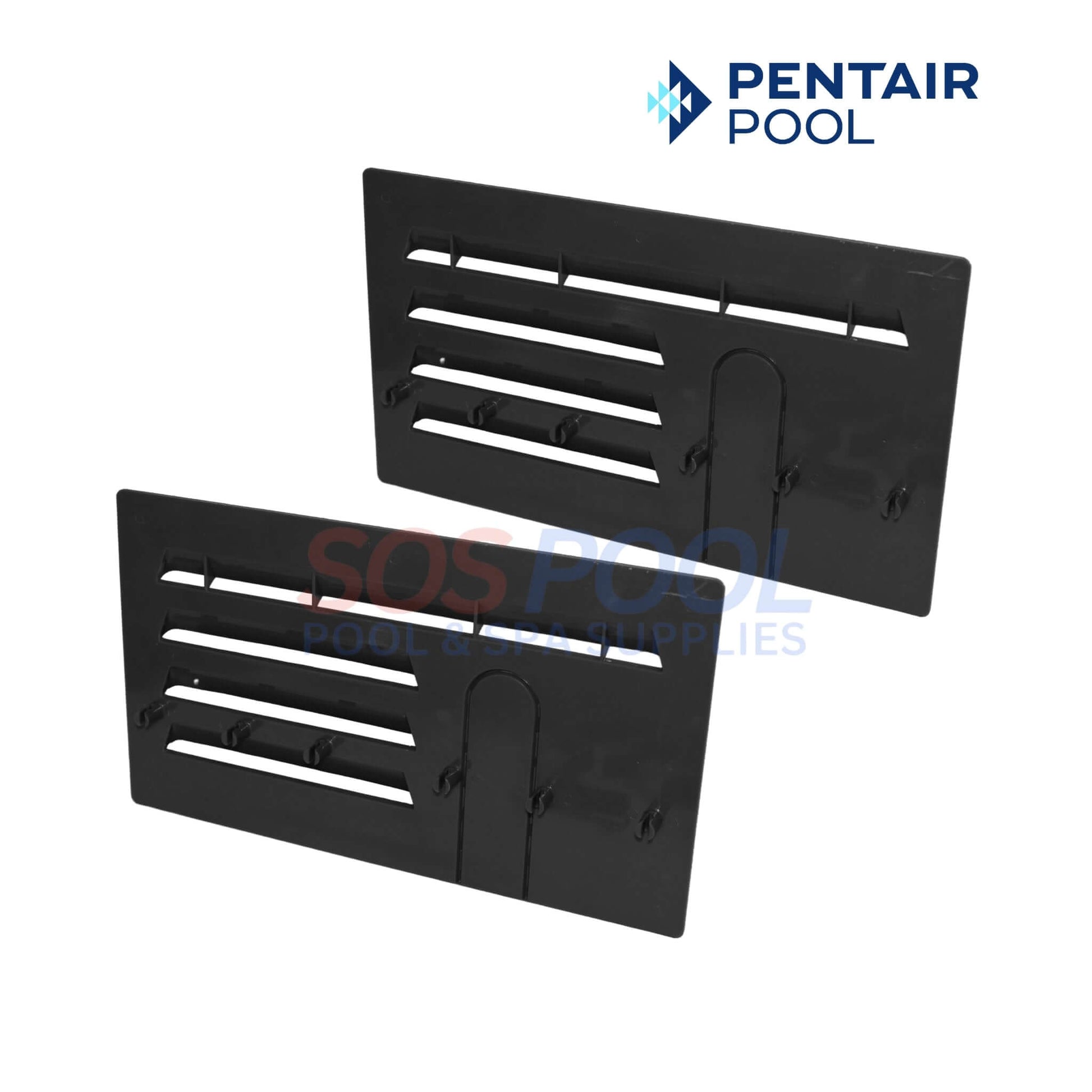 Pentair Pool Pump Motor Cover Noise Reducer R221016 with slotted black design by SOS Pool.