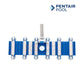 Pentair ProVac 22" Vacuum Head | R201286, blue and white vacuum head for efficient pool cleaning from SOS Pool supplies.