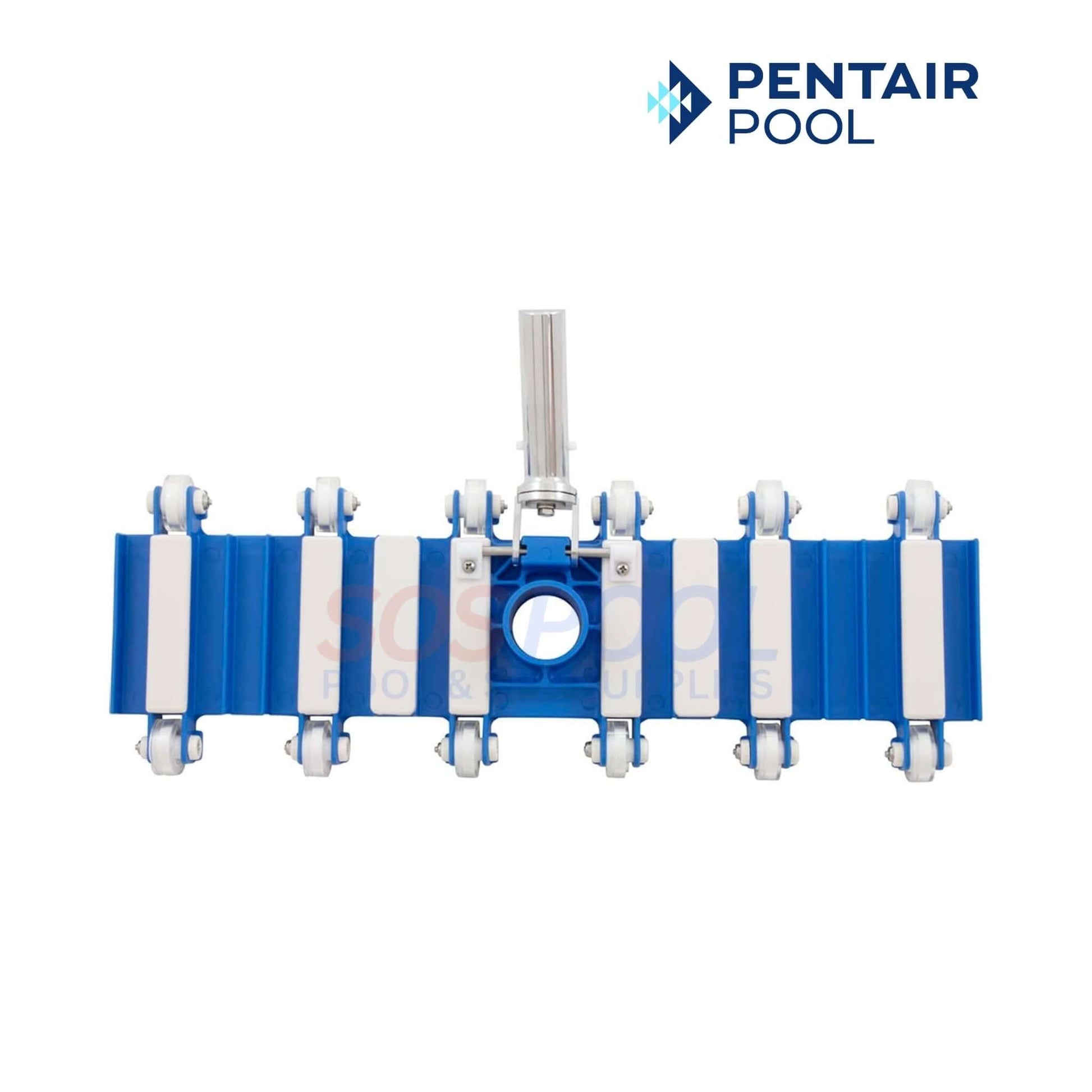 Pentair ProVac 22" Vacuum Head | R201286, blue and white vacuum head for efficient pool cleaning from SOS Pool supplies.