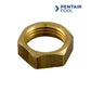 Pentair Purex CF Hex Nut | 071407, a brass hex nut for securing Pentair cartridge filters; part of pool supplies by SOS Pool.
