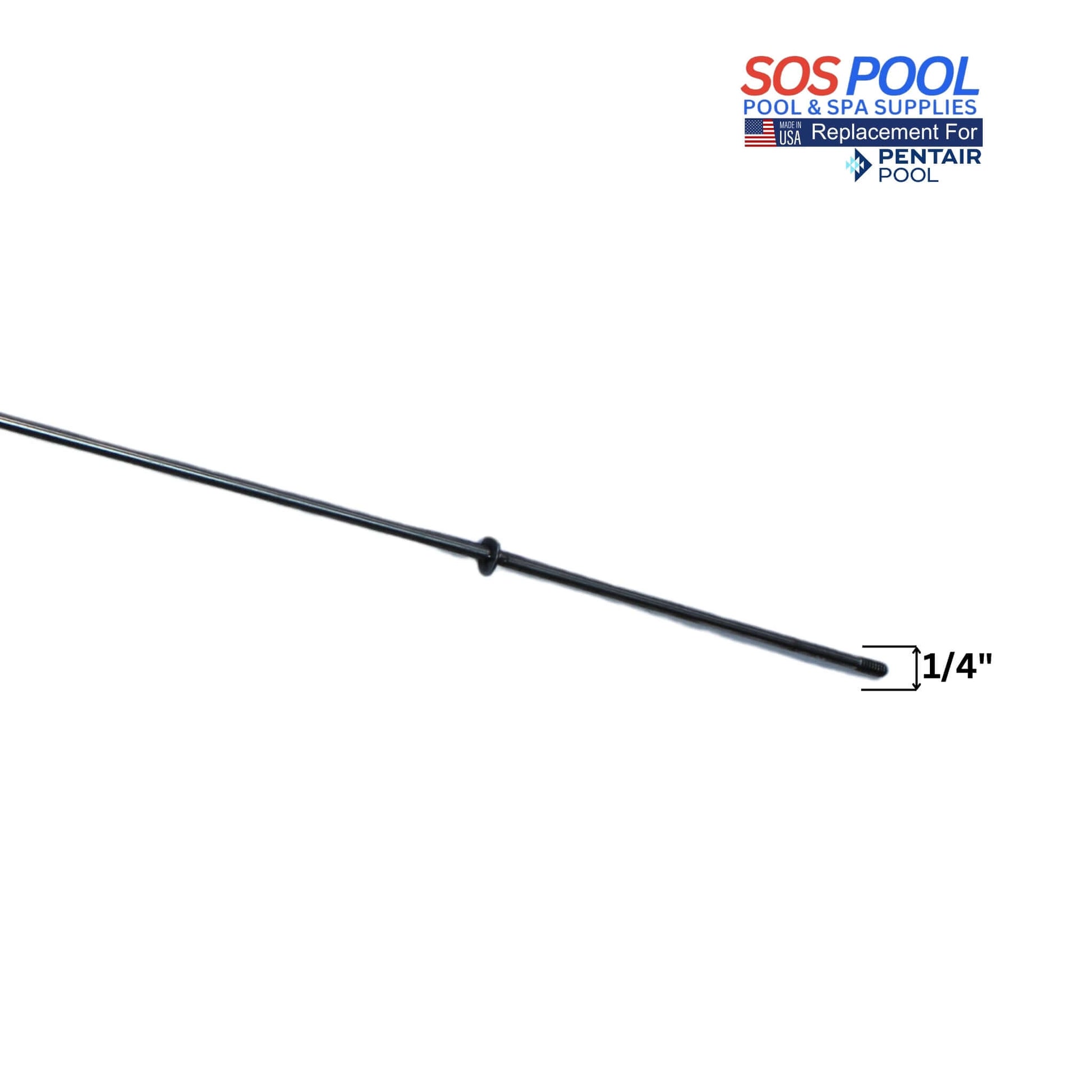 Pentair Purex Filter Rod Assembly from SOS Pool, 1/4" measurement, vital for maintaining pool filtration system.