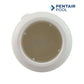 Pentair Rainbow Feeder Check Valve 1.5" - 2" | R172288 top view, white color, designed for preventing chemical backflow in pools.
