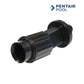 Pentair Rainbow Feeder Tube Fitting & Nut | R172032, black fitting for connecting feeder tubes, ideal for SOS Pool supplies.
