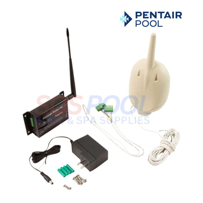 Pentair ScreenLogic2 Interface EC bundle for IntelliTouch & EasyTouch automation systems, includes wireless kit and antenna.