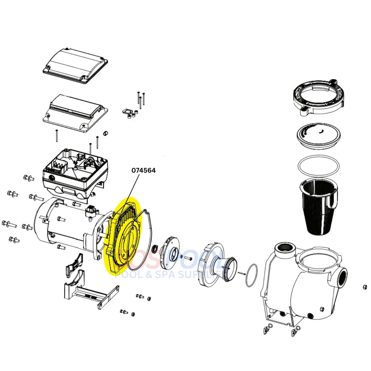 Pentair Seal Plate For Whisperflo and Intelliflo Pumps | 074564